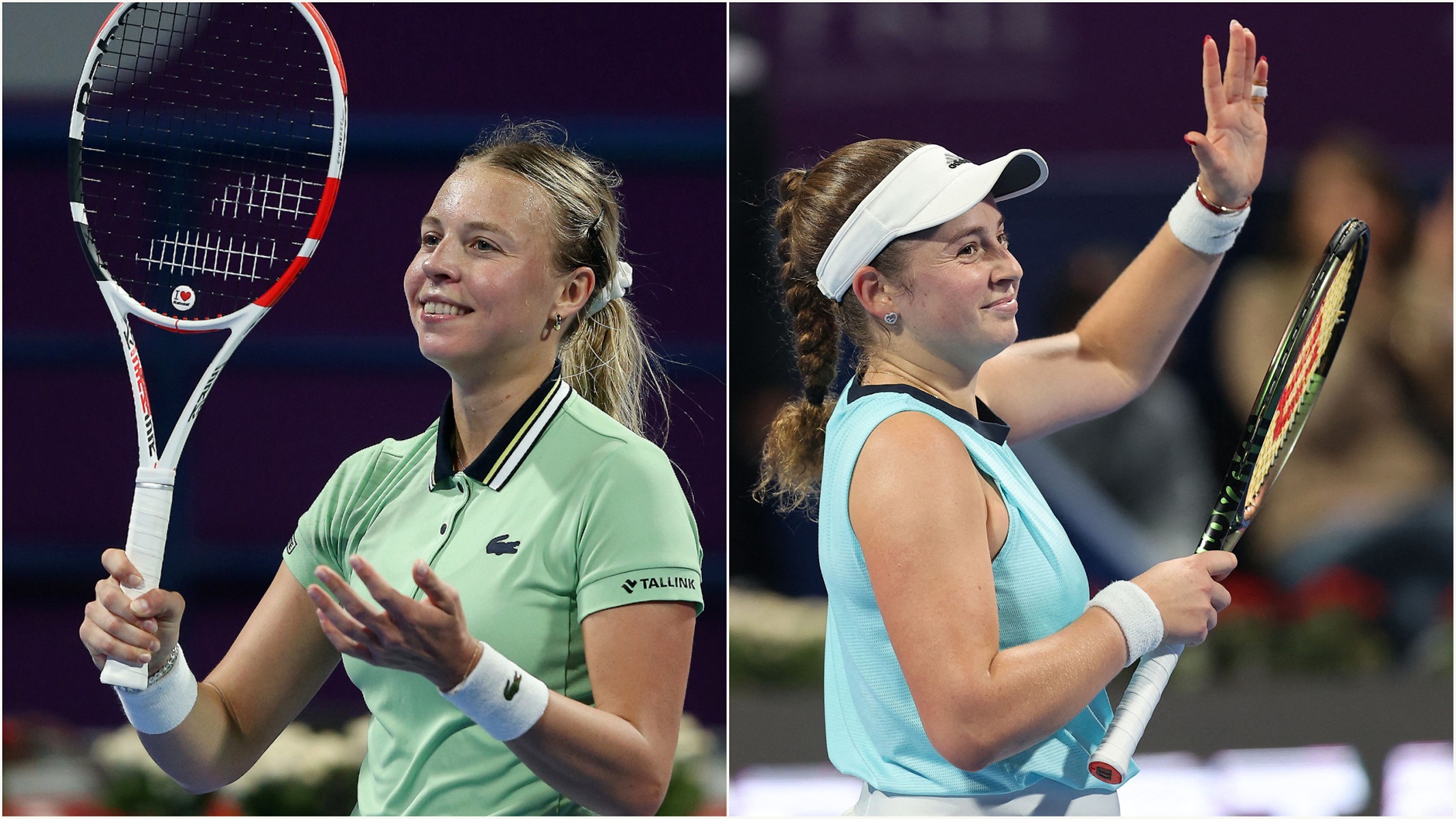 Two streaks collide as Kontaveit, Ostapenko get a rematch in Doha semifinals