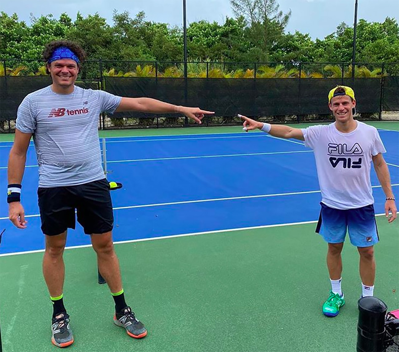 Canadians (and Schwartzman) train in The Bahamas