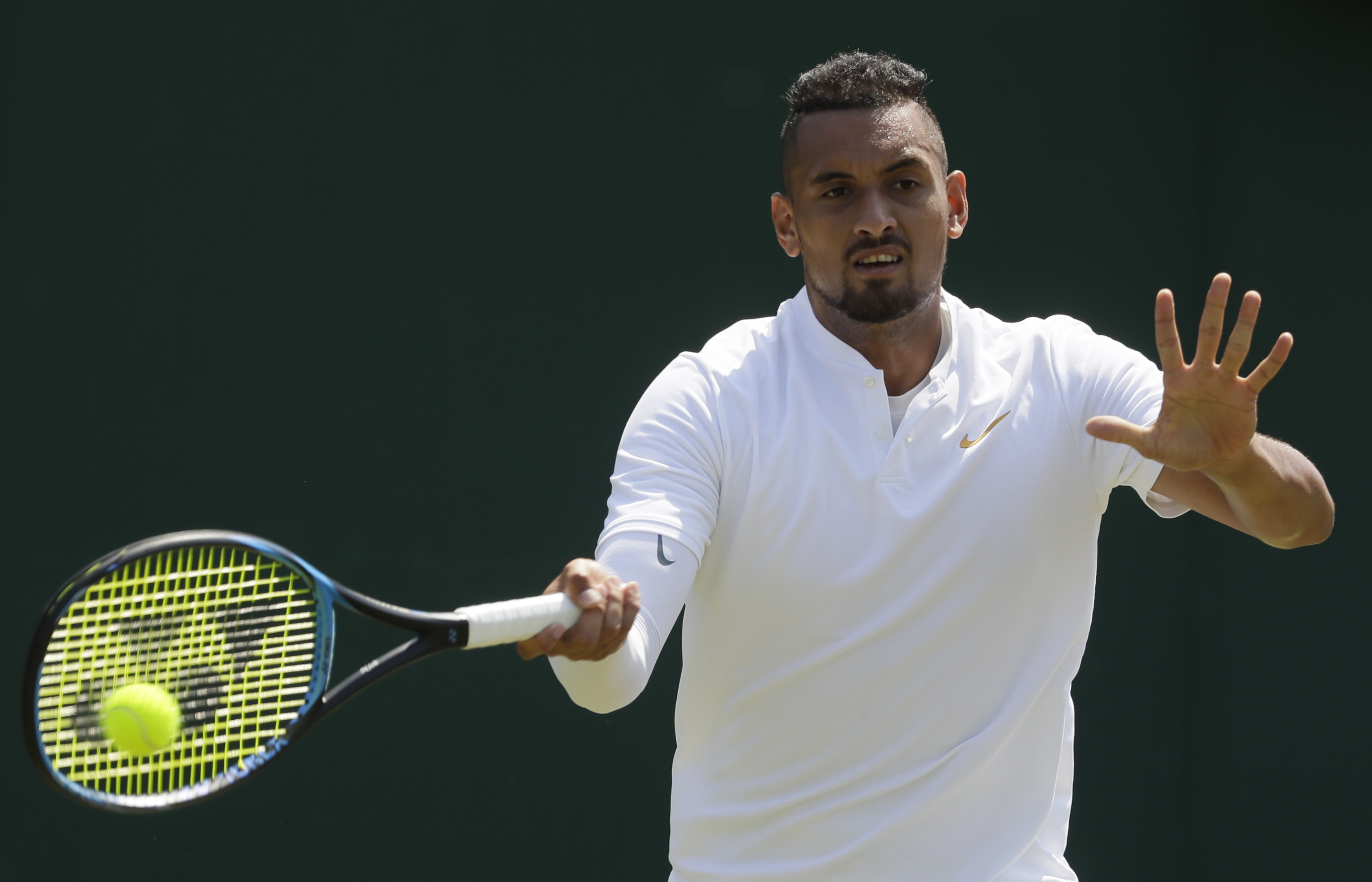 Nick Kyrgios is leading an Australian charge at Wimbledon