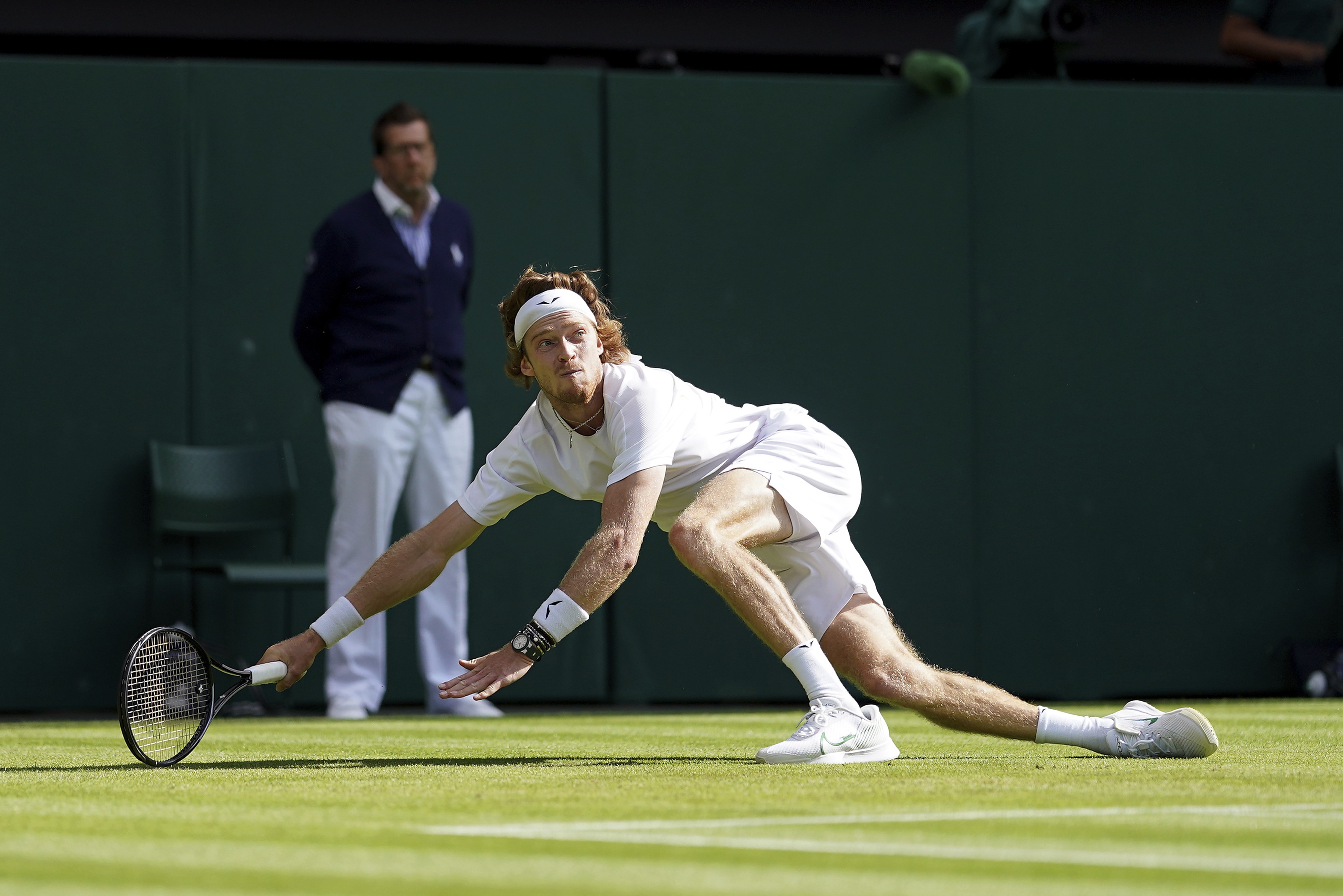 Andrey Rublev stayed calm, and out-showed a showman to escape Alexander Bublik at Wimbledon