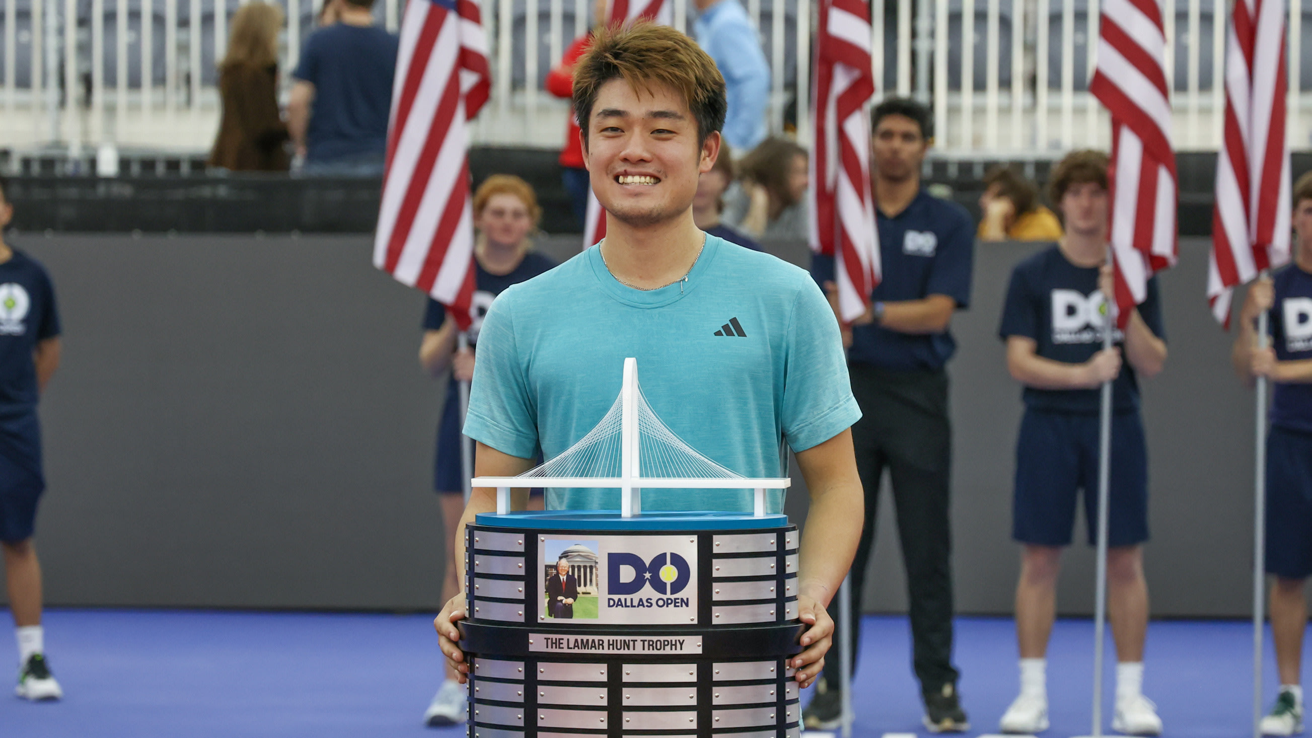 Chinas Wu Yibing upsets home favorite John Isner to claim historic first ATP title in Dallas