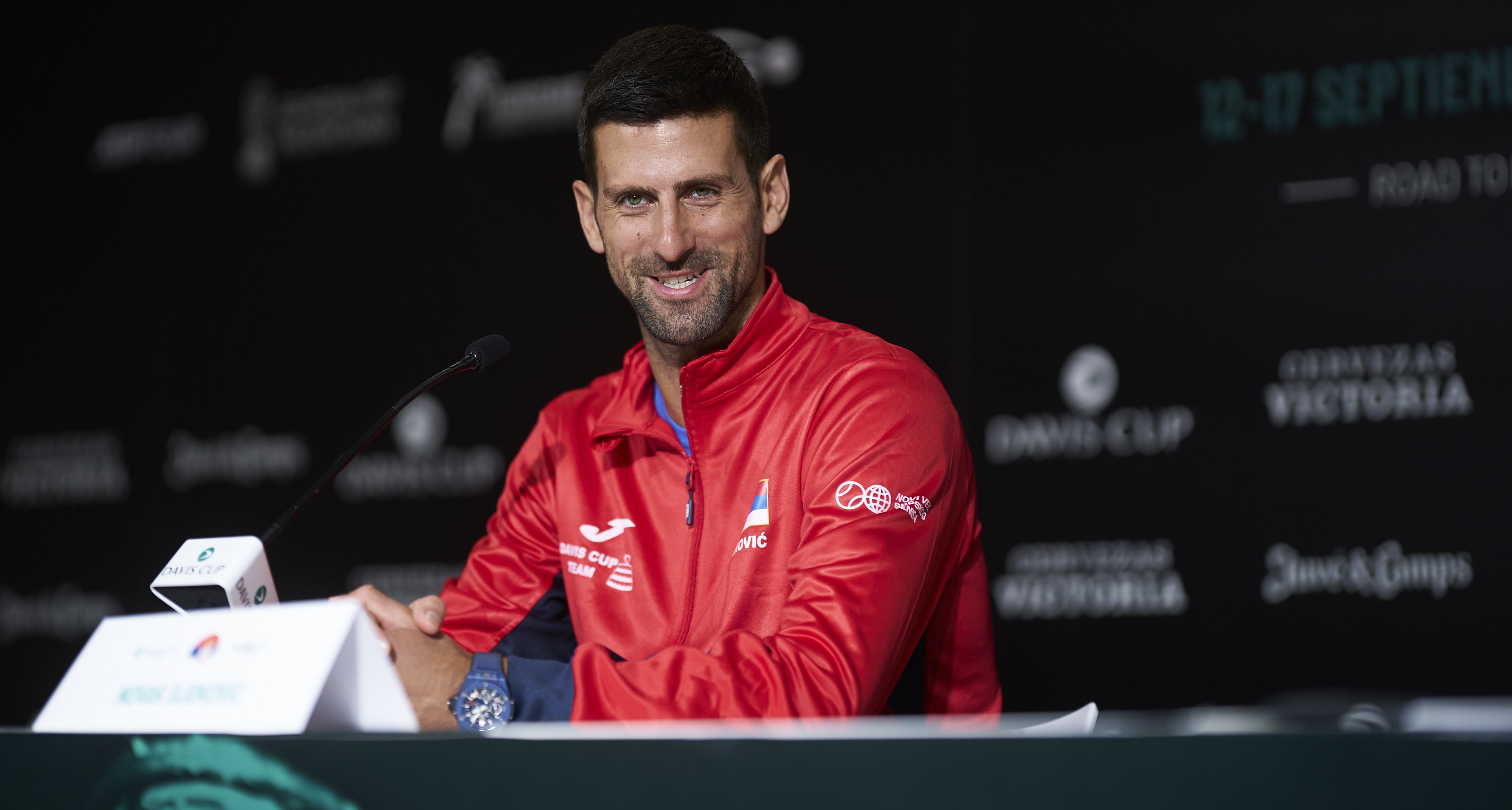 WATCH Novak Djokovic gets impromptu Spanish lesson at Davis Cup