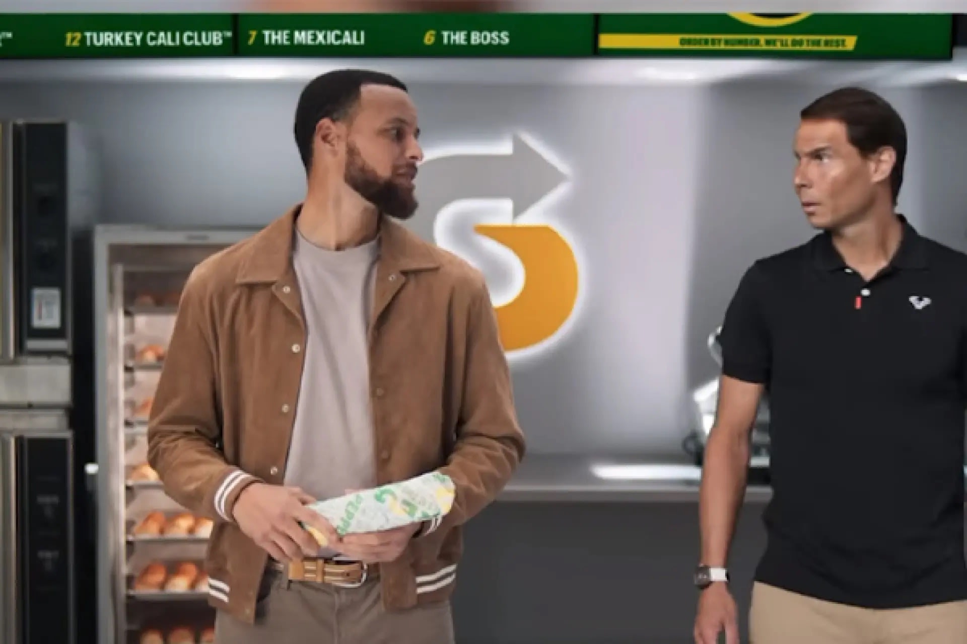 Grand Ham! Rafael Nadal joins Steph Curry in new Subway sandwich ad