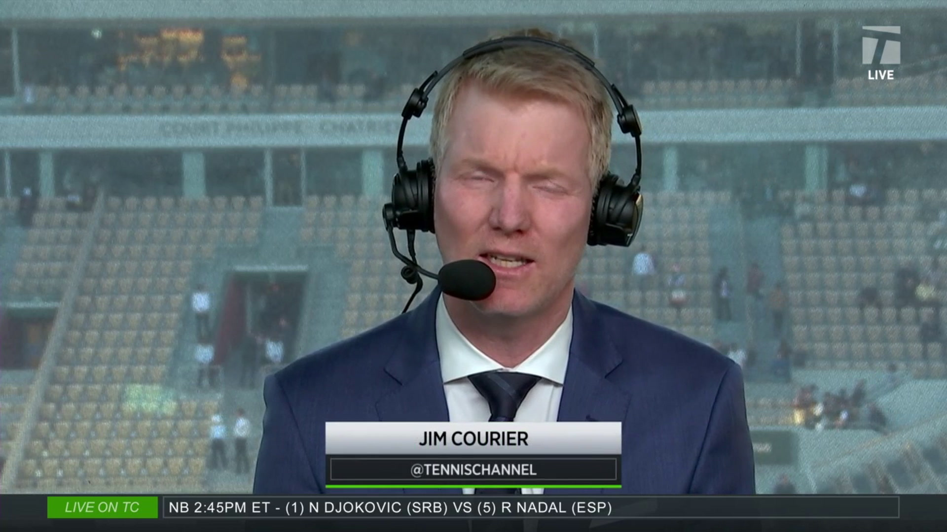 Tennis Channel Live: Jim Courier weighs in on Nadal vs. Djokovic ...