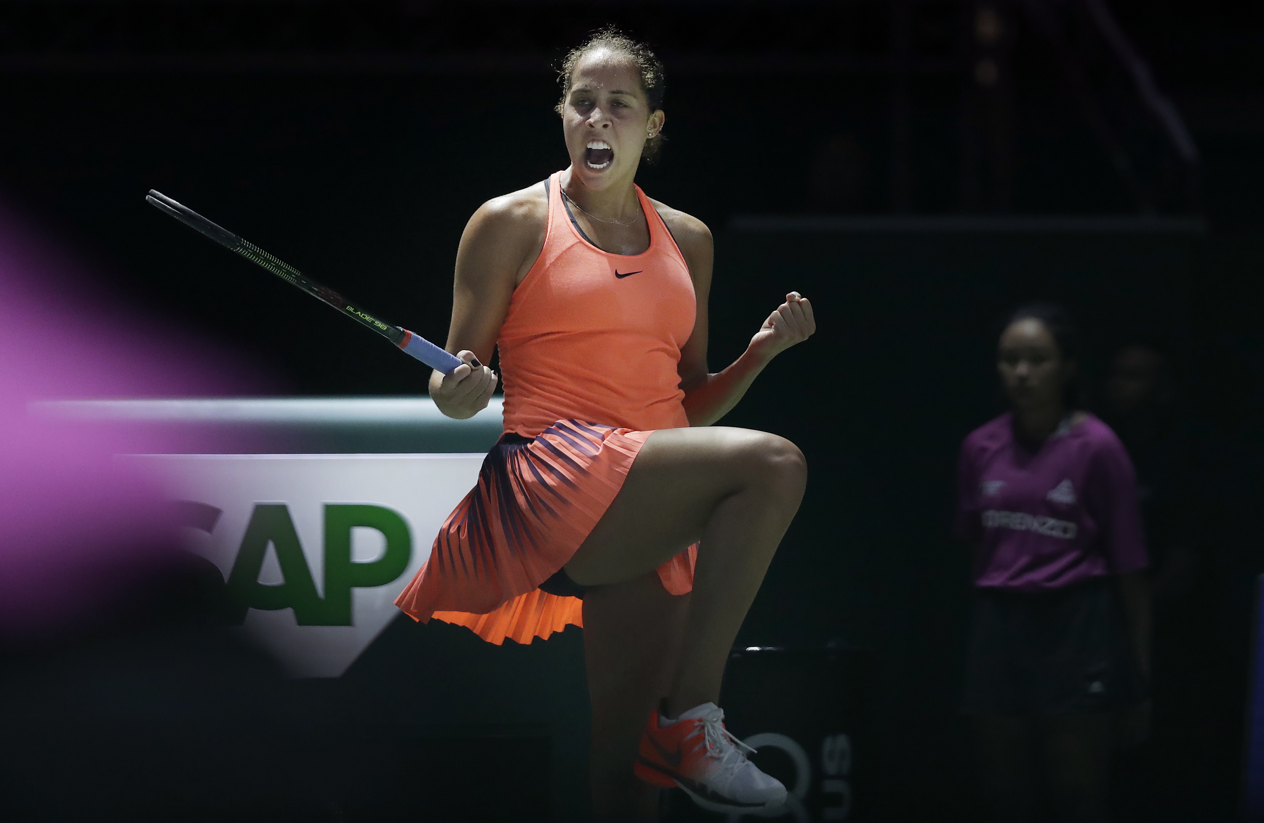 WATCH Madison Keys hits brilliant winner in maiden WTA Finals victory