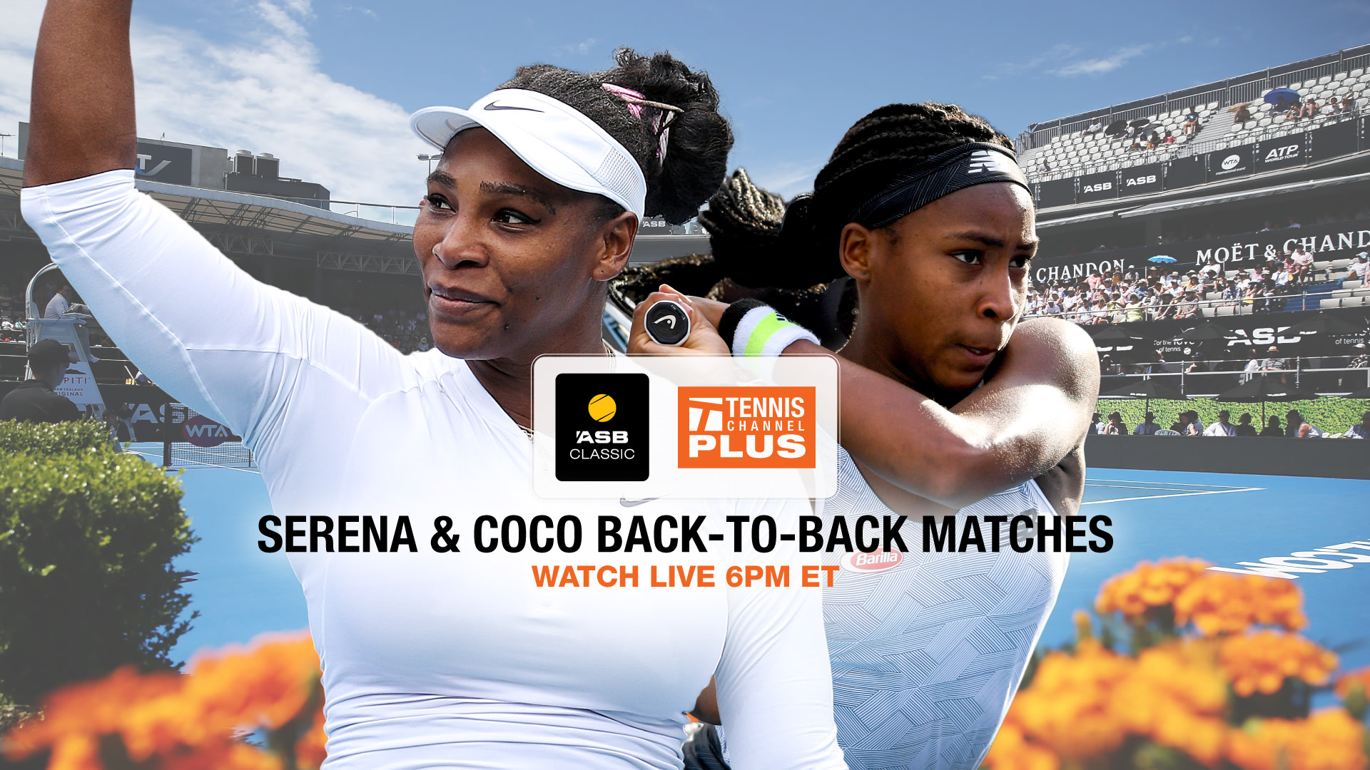 Serena Williams versus Coco Gauff? It can happen, twice, in Auckland