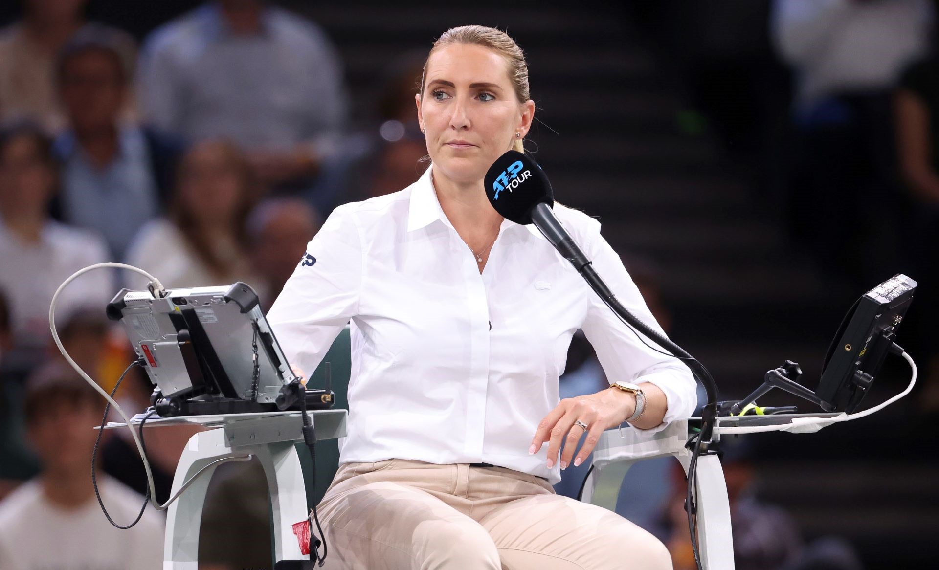 Umpire Aurélie Tourte opens up on life in the chair on ATP Tour ...