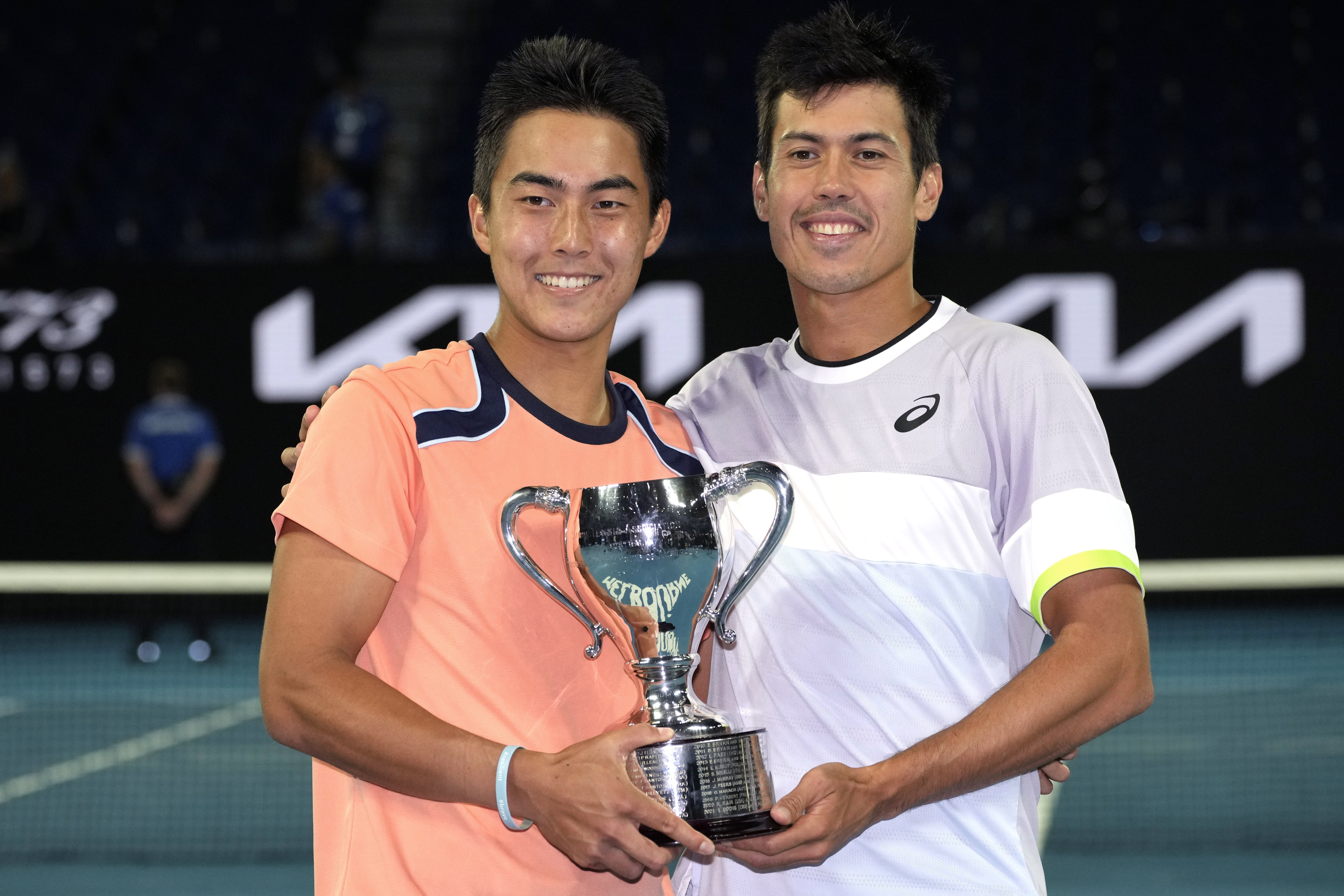 A debut to remember Wild cards Rinky Hijikata and Jason Kubler win Australian Open mens doubles crown