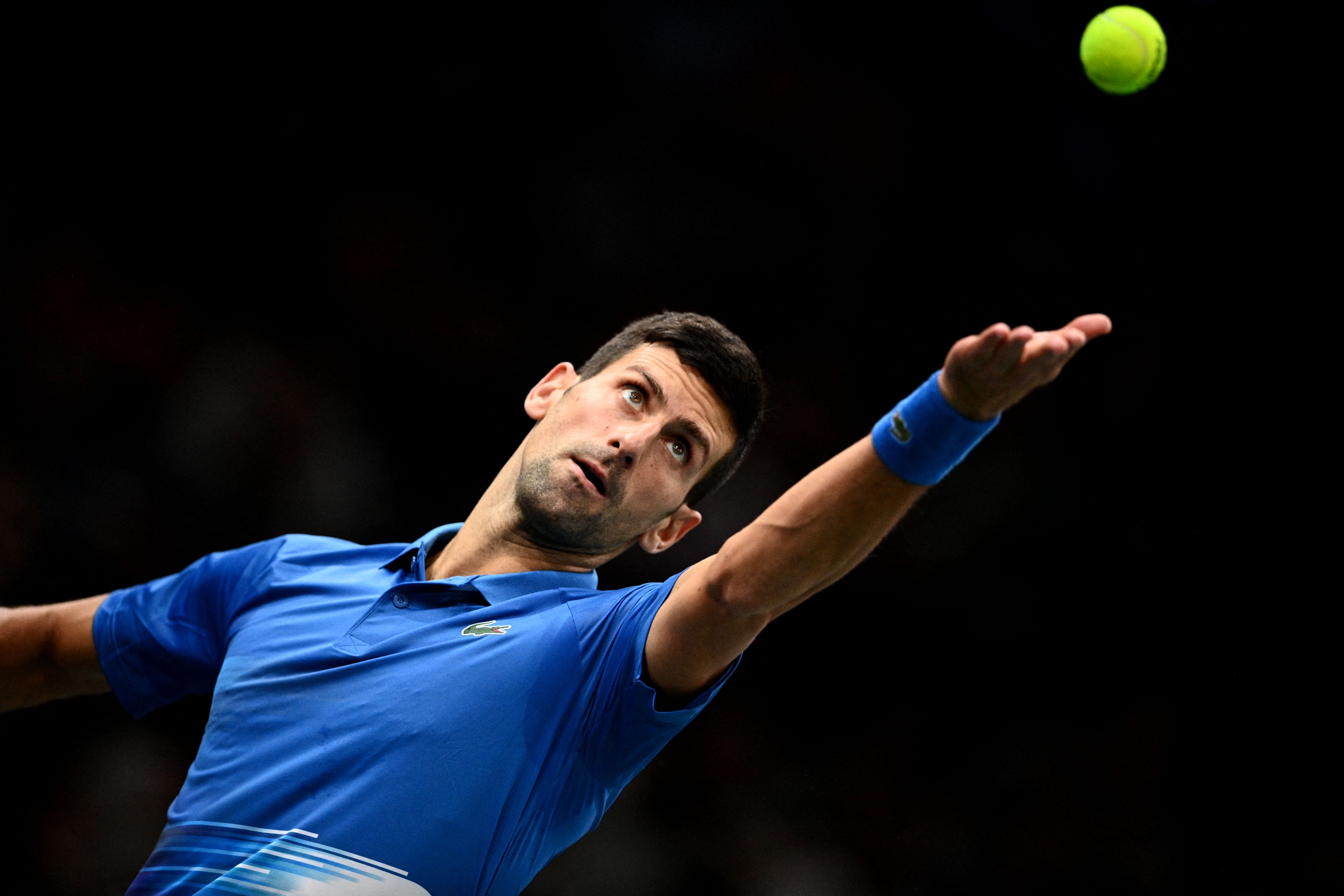 Novak Djokovic beats Cressy in straight sets at Paris Masters