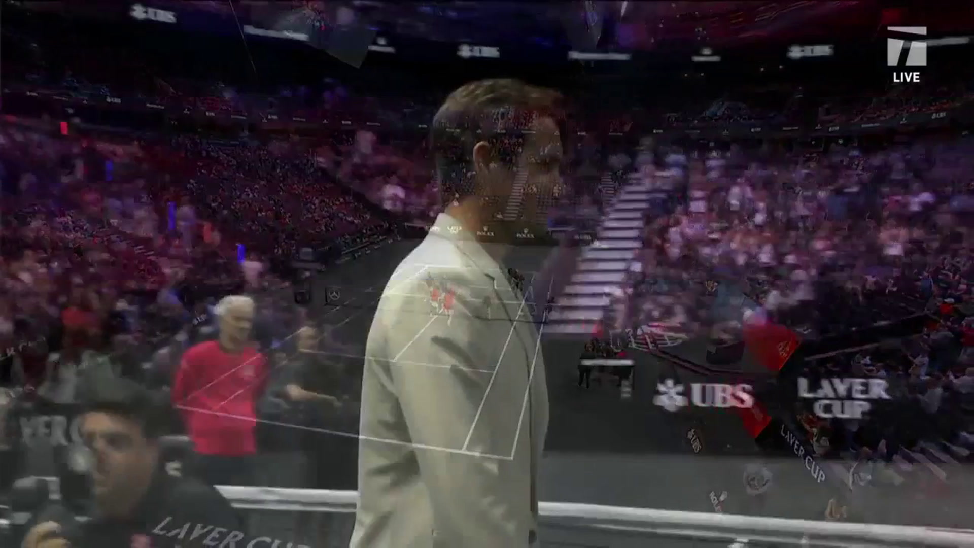 Roger Federer Coin Toss Laver Cup Day 1 Tennis