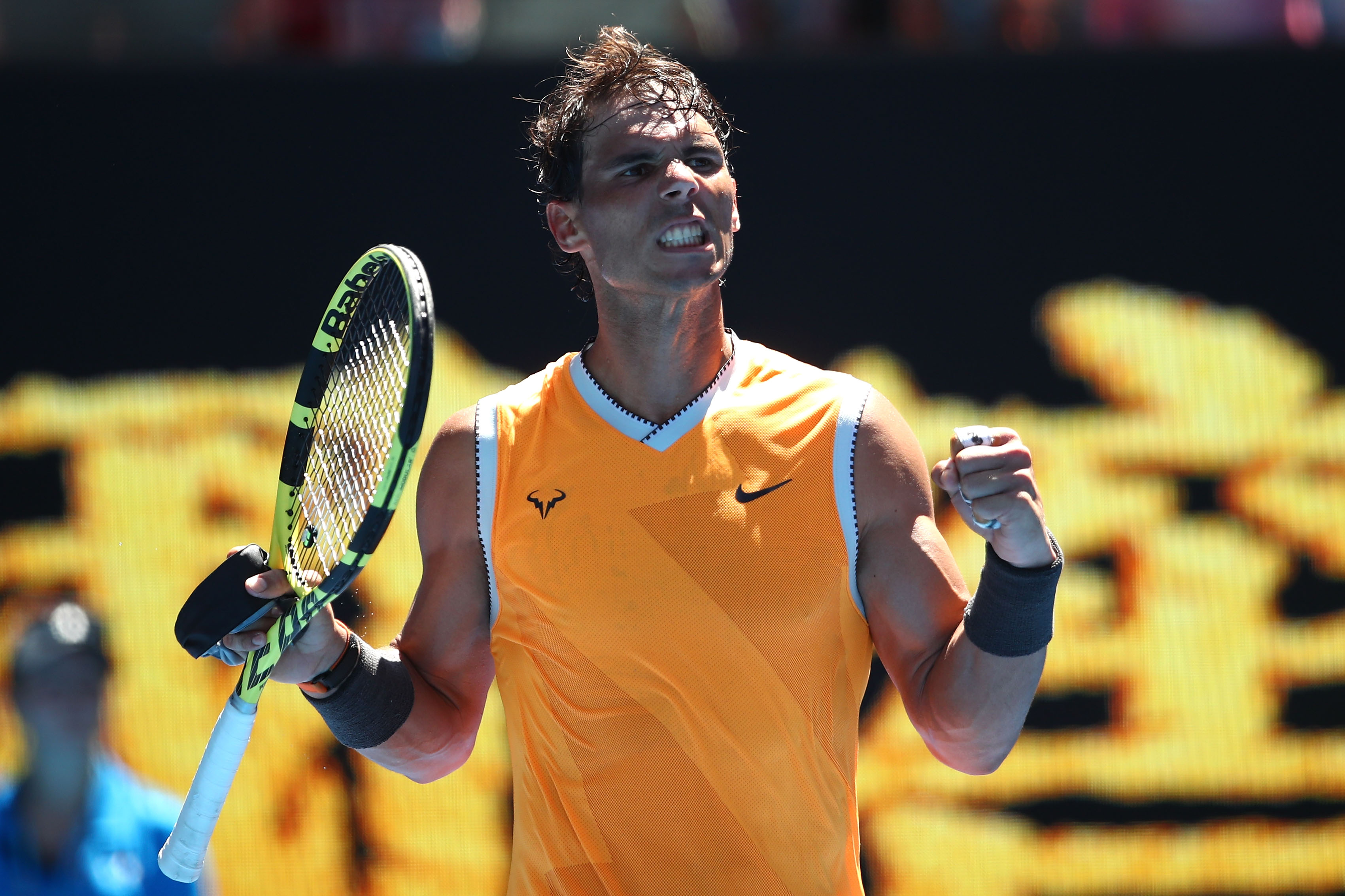WATCH Nadal reacts to pain-free win over Duckworth at Australian Open