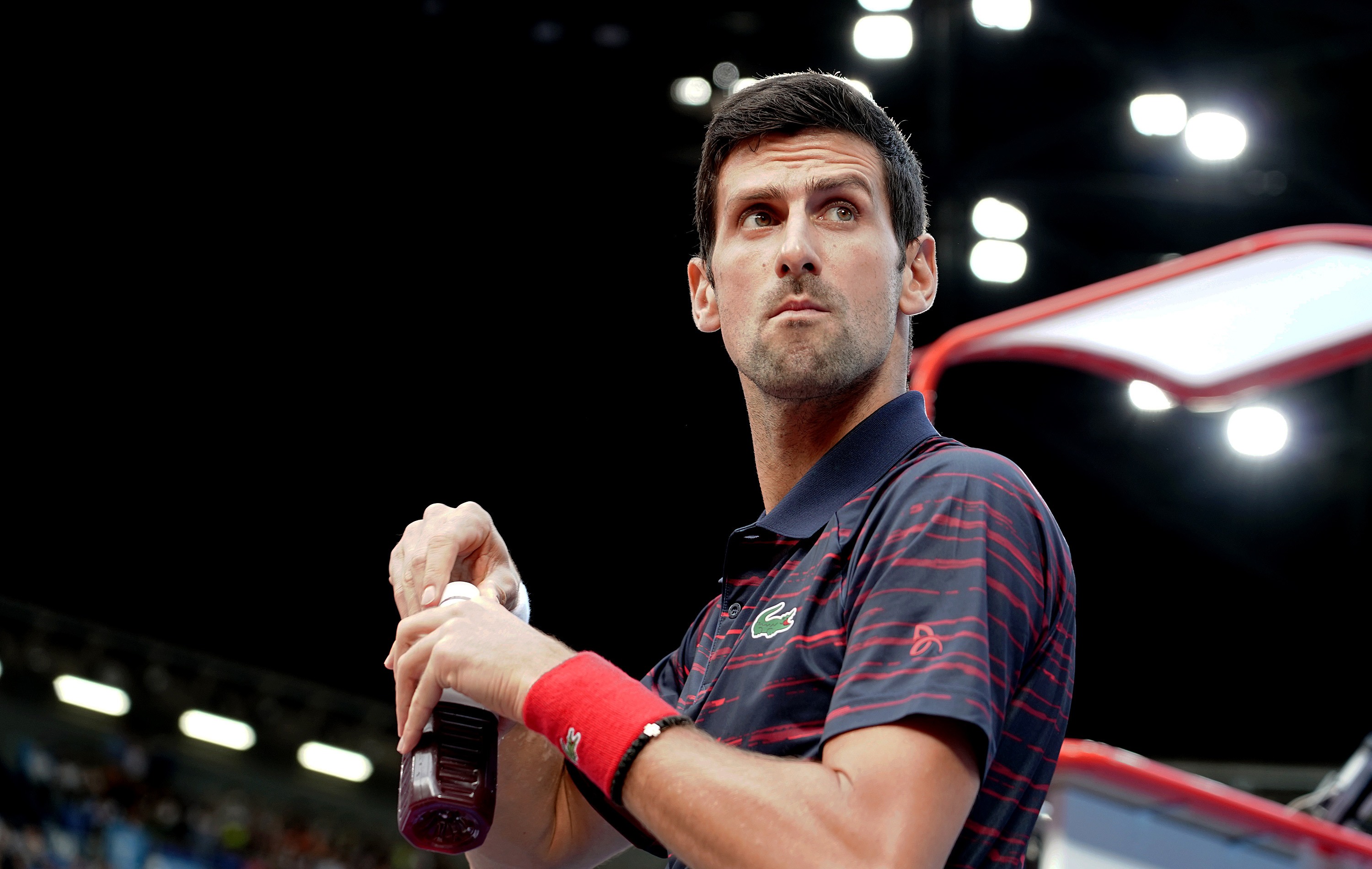 Djokovic backs idea of turning "polluted water into the most healing
