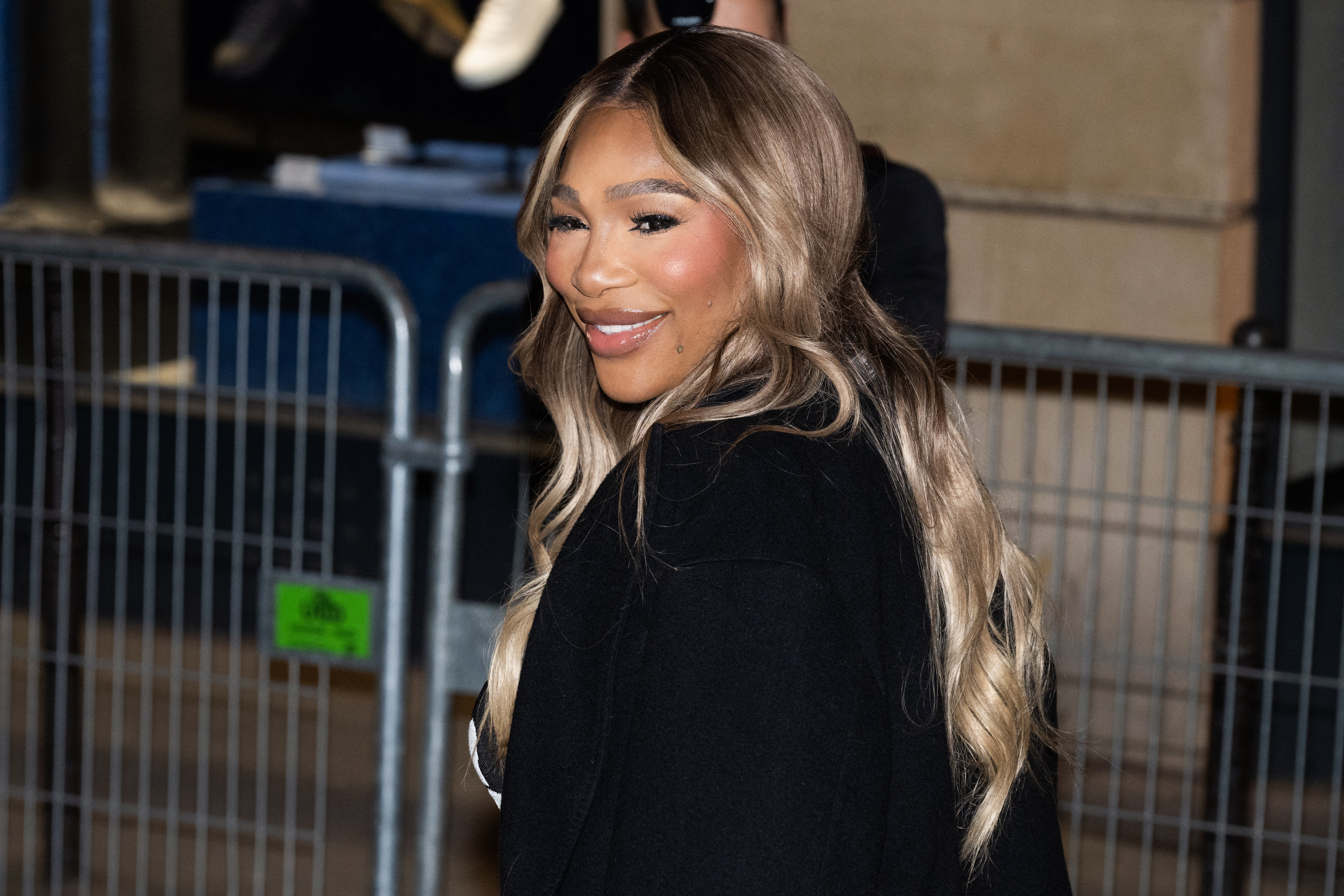 Serena Williams attends Balmain and Off-White shows at 2024 Paris