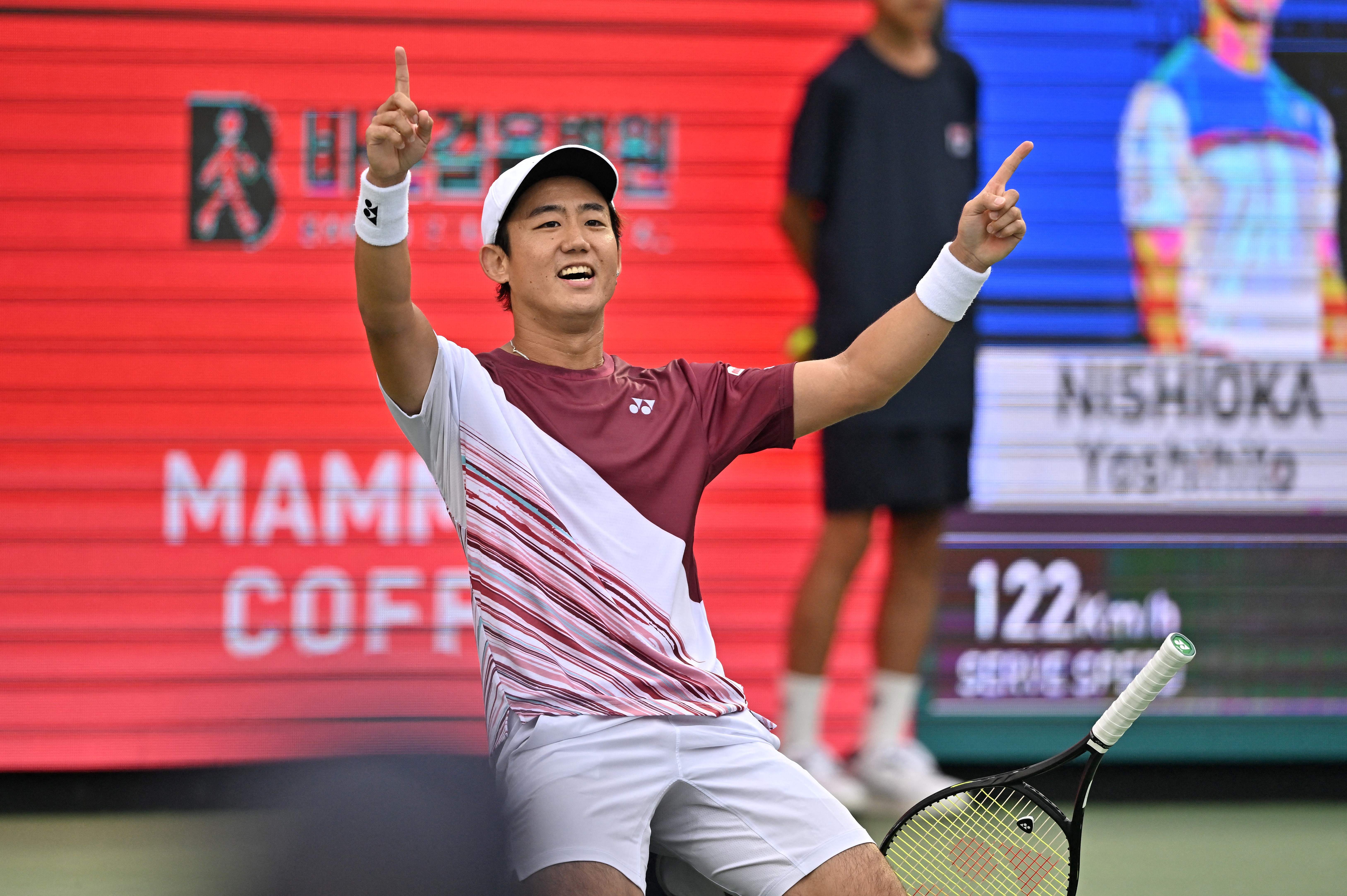 A confident Yoshihito Nishioka wins second career title
