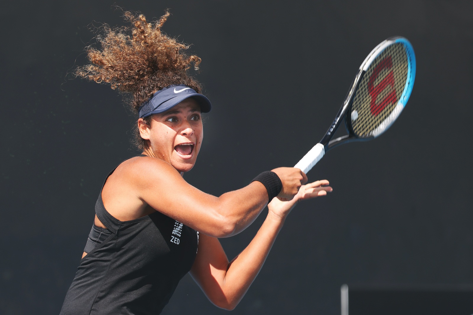Mayar Sherif becomes first Egyptian woman to win a main draw grand slam  match at the Australian Open