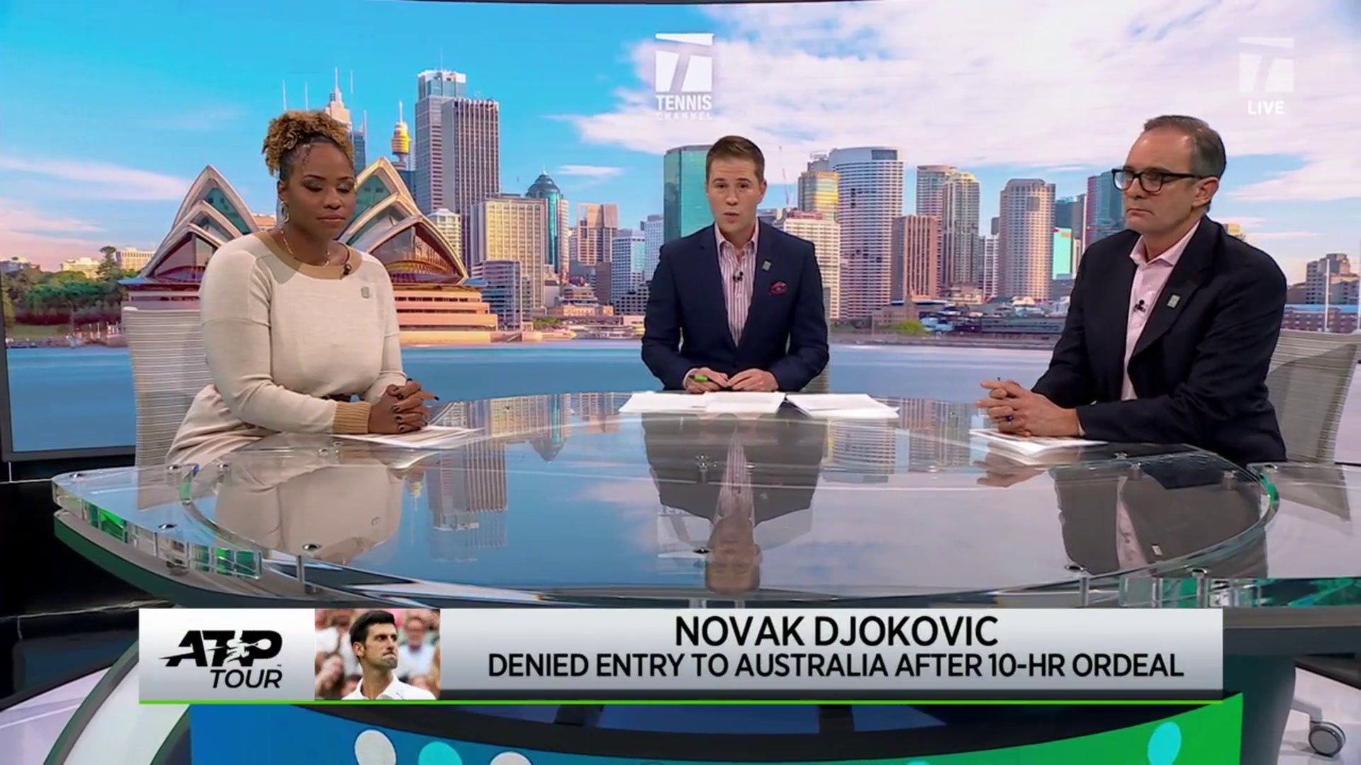 Tennis Channel Live Djokovic denied entry into Australia Tennis