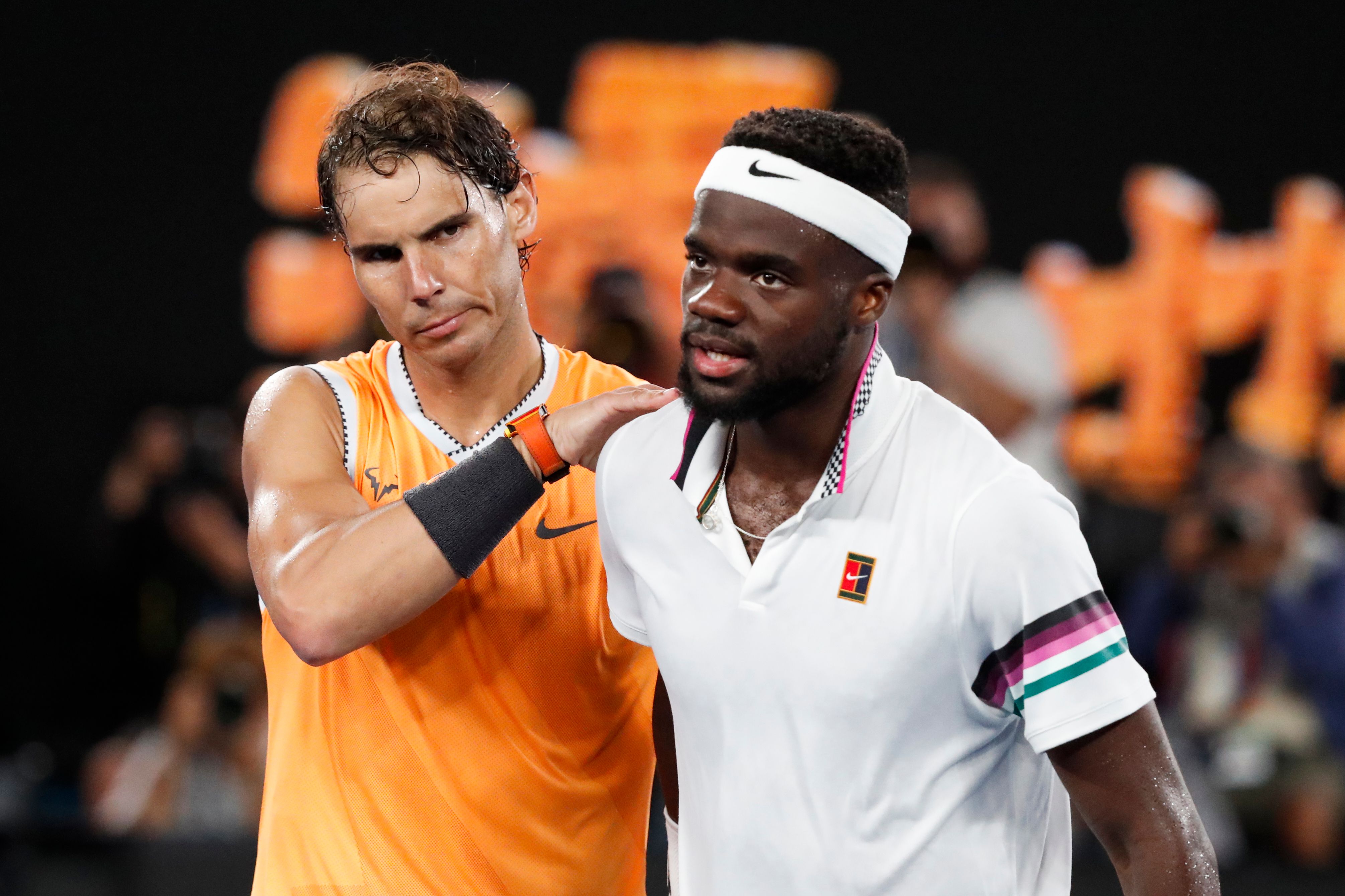 For Frances Tiafoe, a hard lesson learned in QF loss to Rafael Nadal