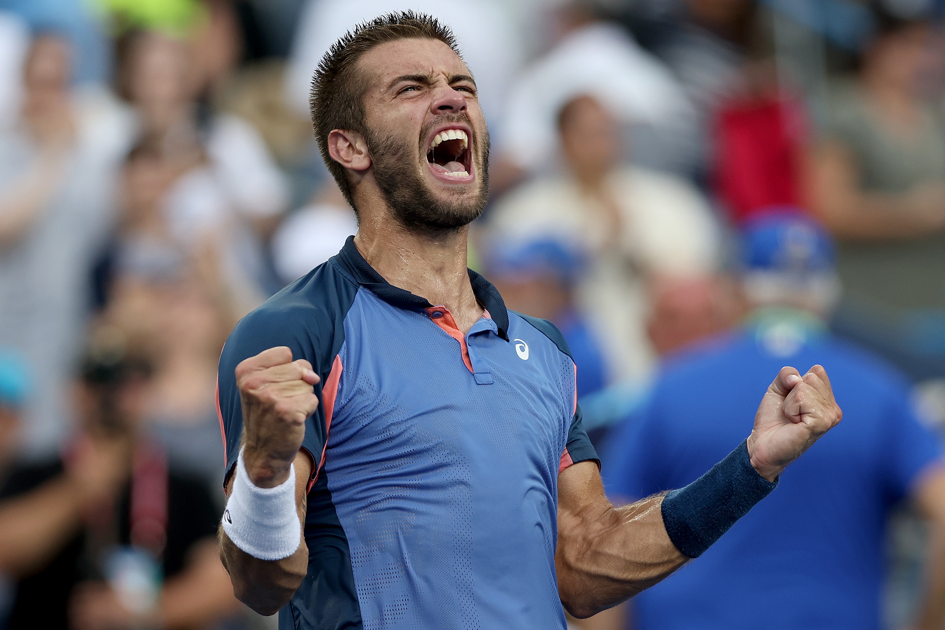 Borna Coric continued the ATP’s recent run of big-event upheaval with a