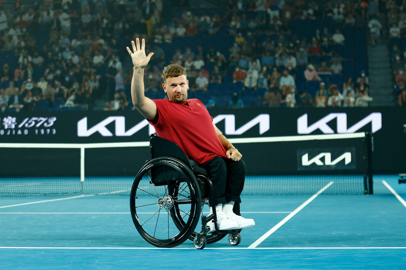 Dylan Alcott overwhelmed with emotions after receiving