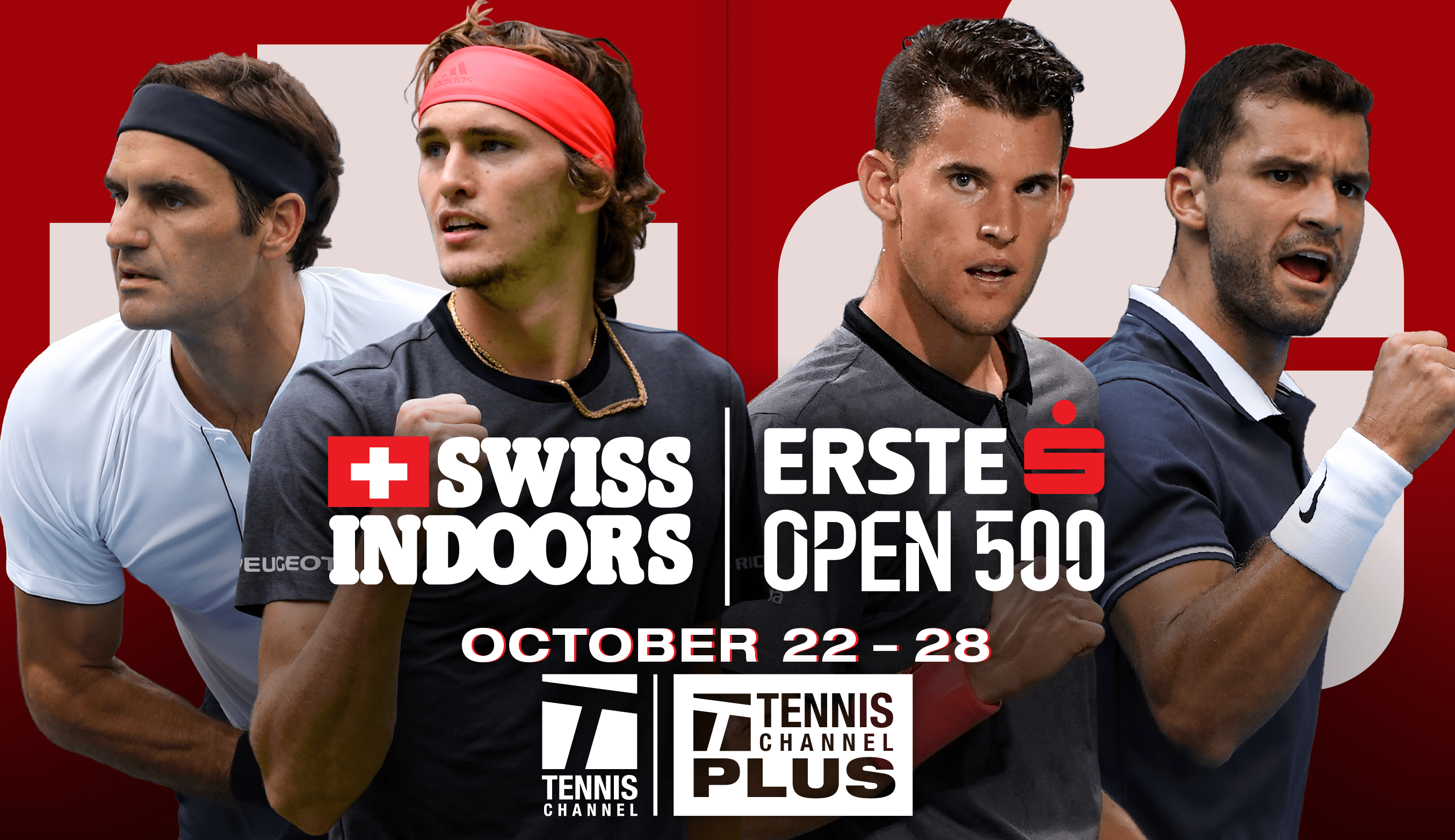 Tennis on TV: How to watch Swiss Indoors, Vienna Open & more!