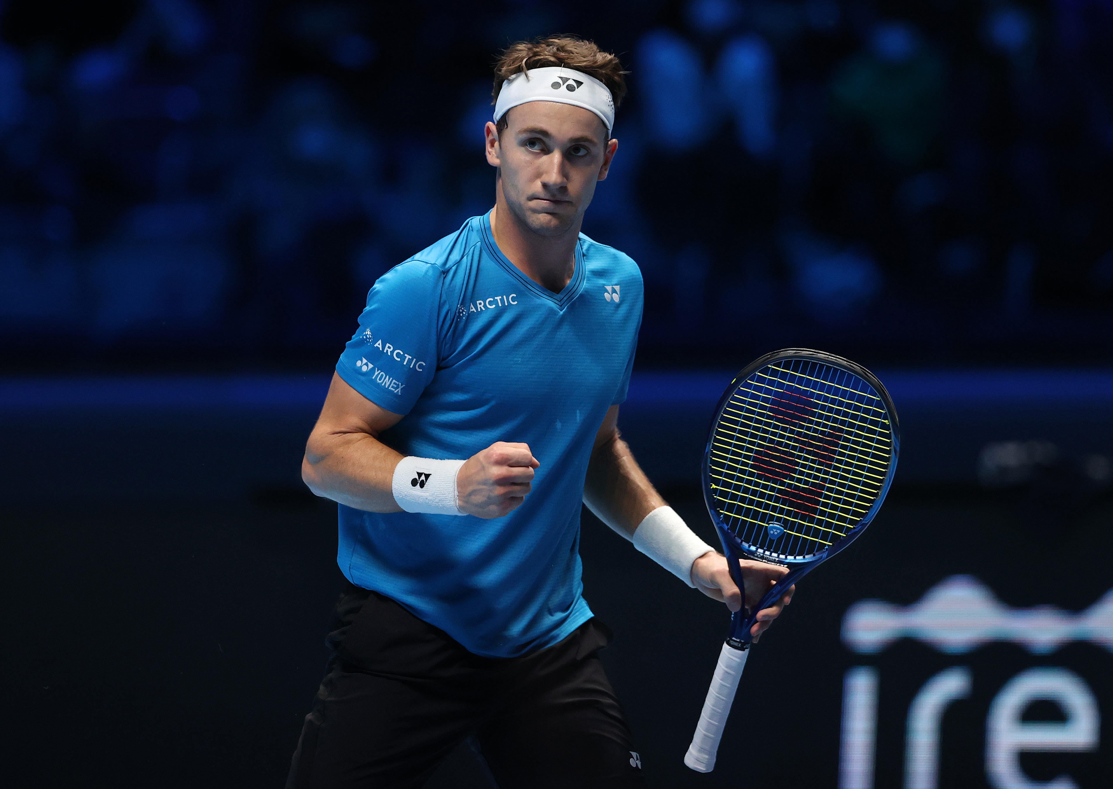 Casper Ruud soars into ATP Finals semis, upending rival Andrey Rublev