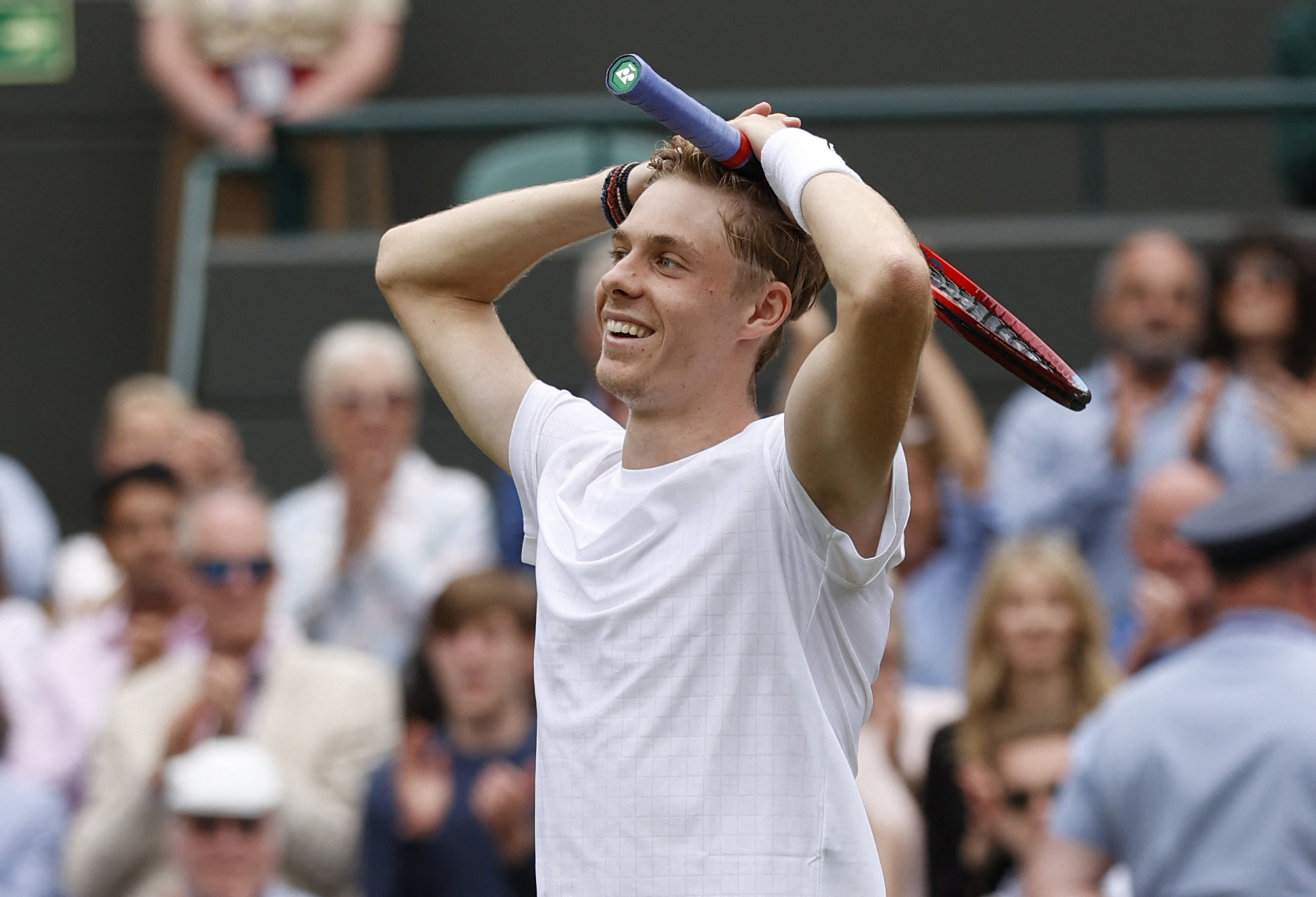 With measured abandon, Denis Shapovalov scores his first Wimbledon semifinal over Karen Khachanov