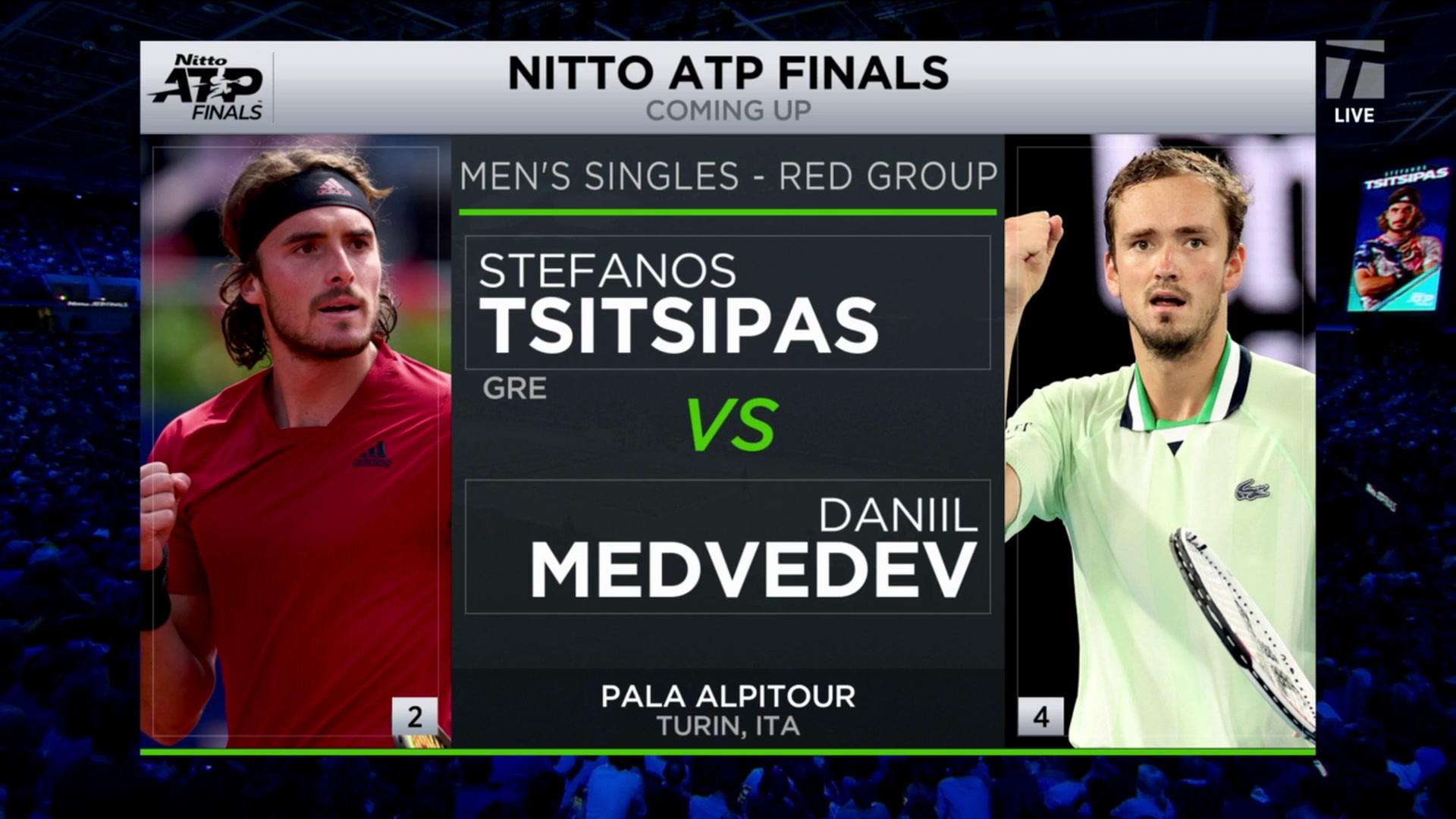 Klupenger and Amritraj Preview Medvedev-Tsitsipas 2022 Nitto ATP Finals Tennis