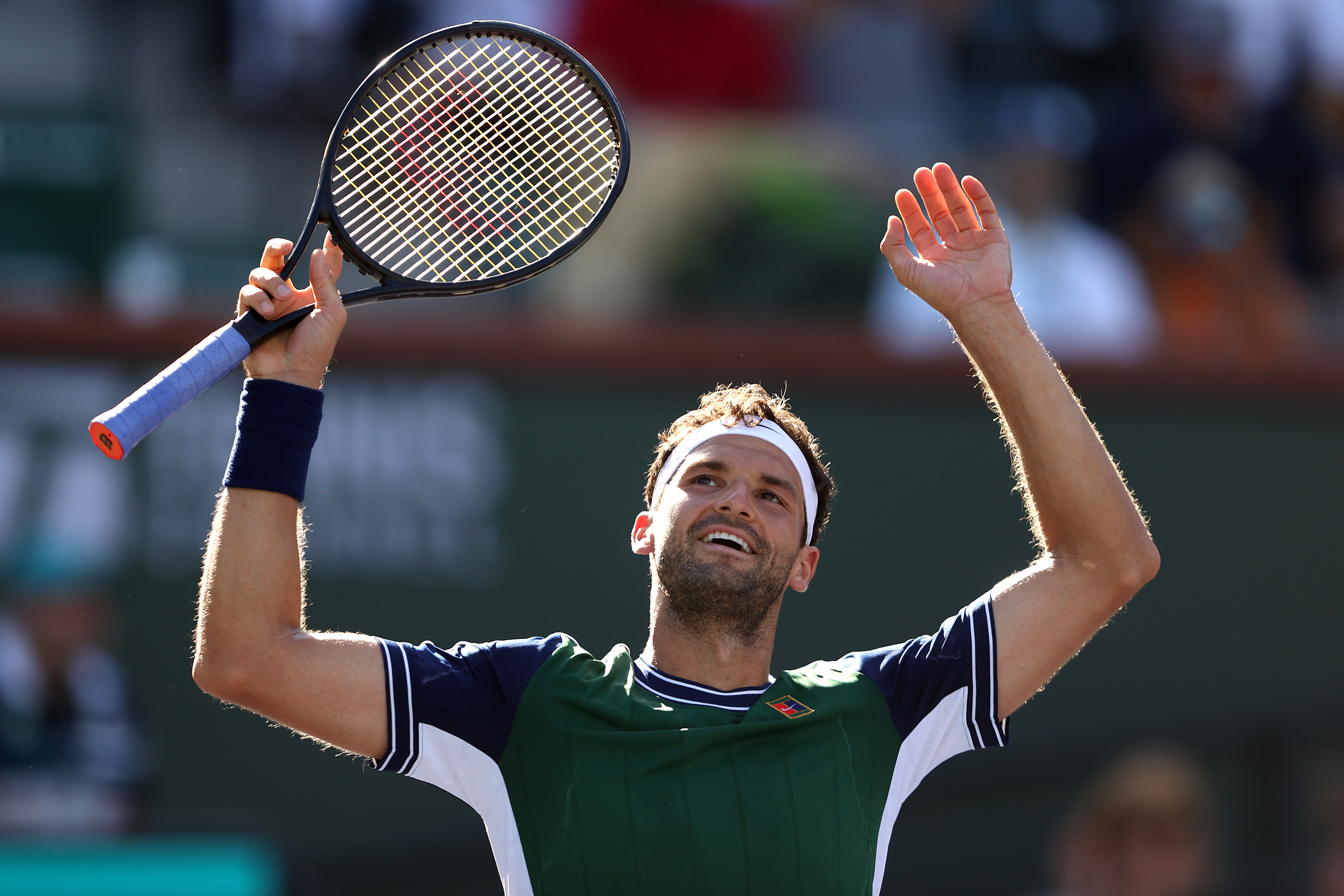 Good karma for Grigor Dimitrov The Bulgarian helps ball girl and comes up big at Indian Wells