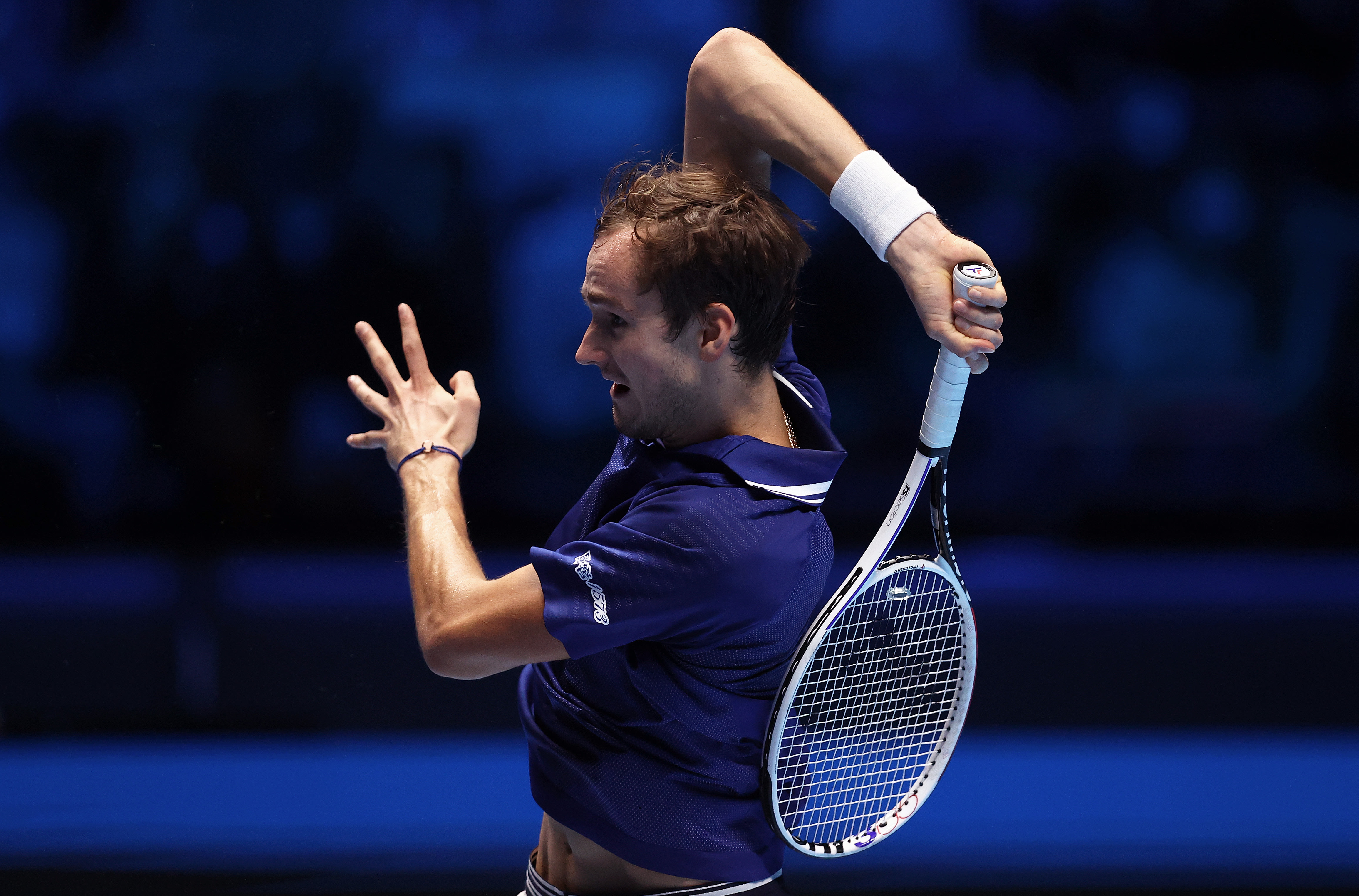 Reigning ATP Finals champion Daniil Medvedev has just enough answers to squeak past Alexander Zverev