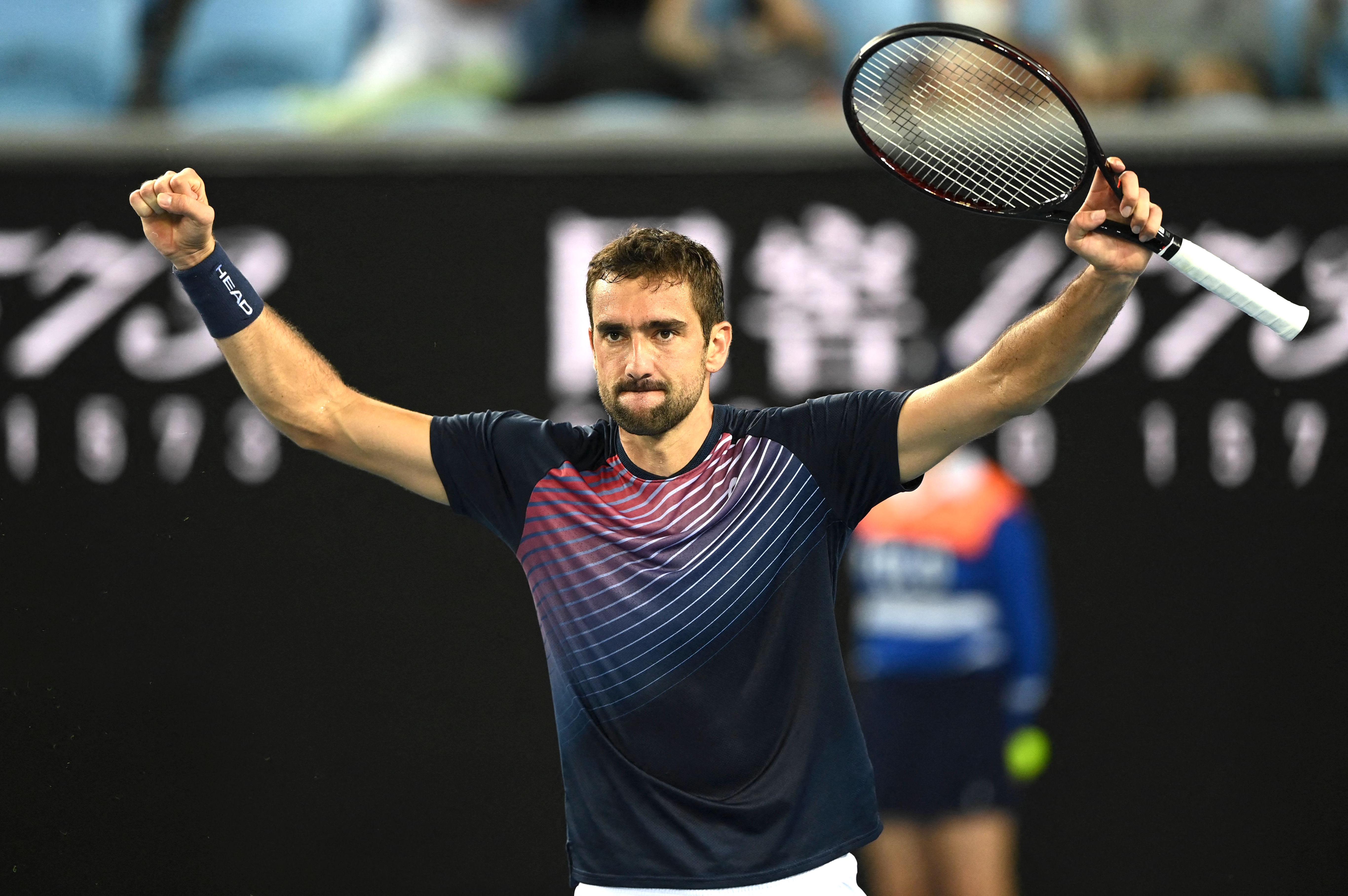 Stat of the Day Marin Cilic reaches second week of a Grand Slam for 25th time