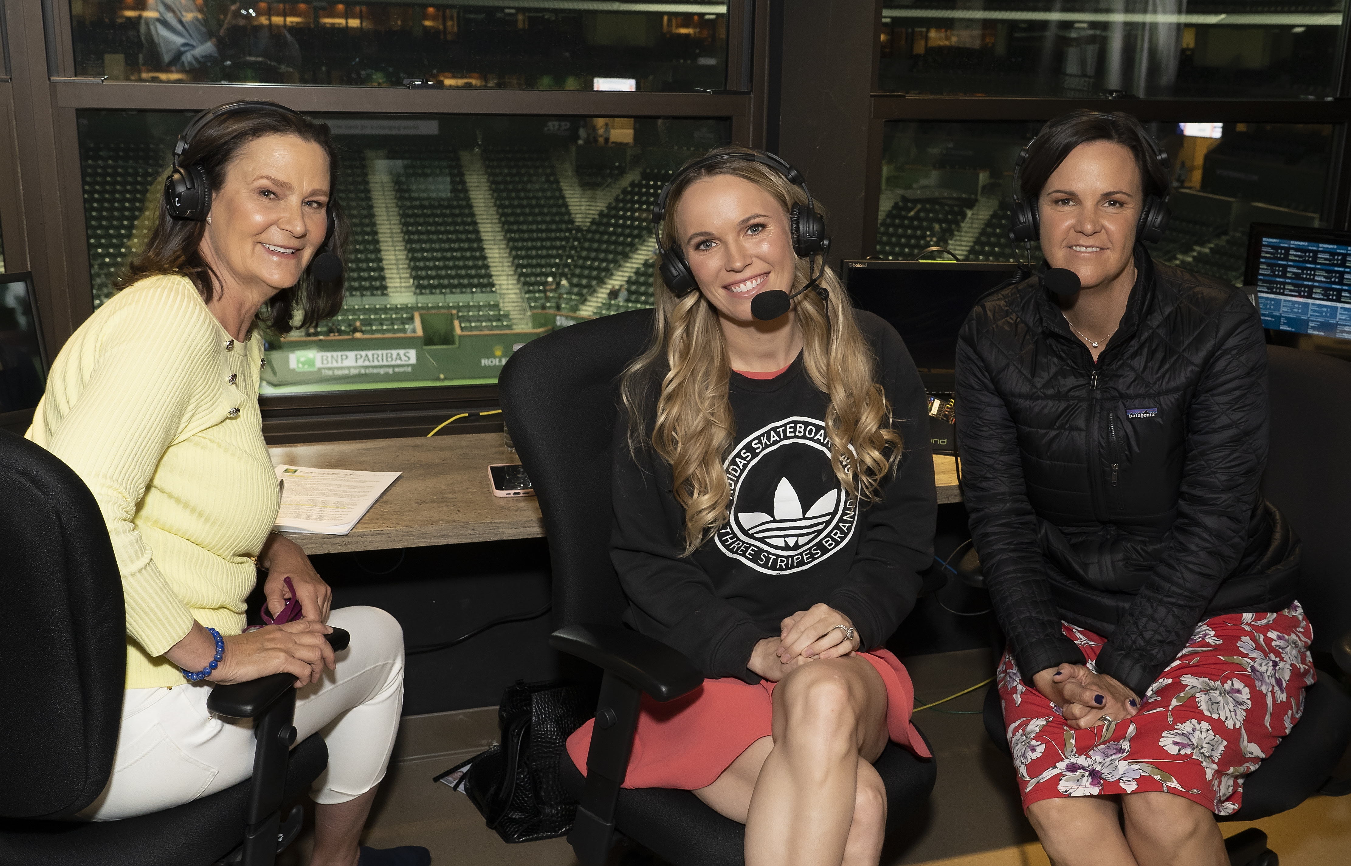 Caroline Wozniacki pushes boundaries as Tennis Channel host and commentator at Indian Wells