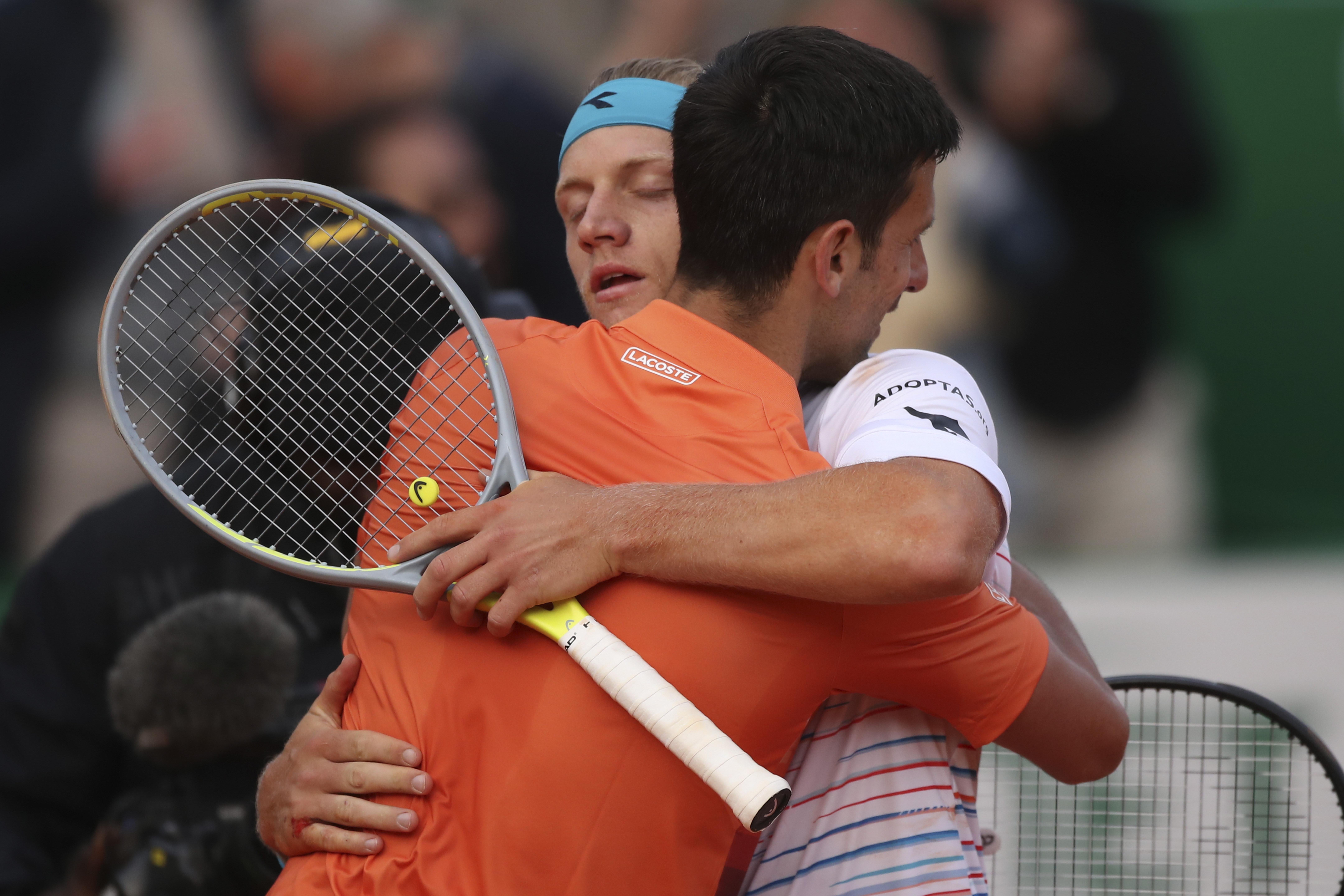 Alejandro Davidovich Fokina tumbles into Novak Djokovic upset in Monte Carlo