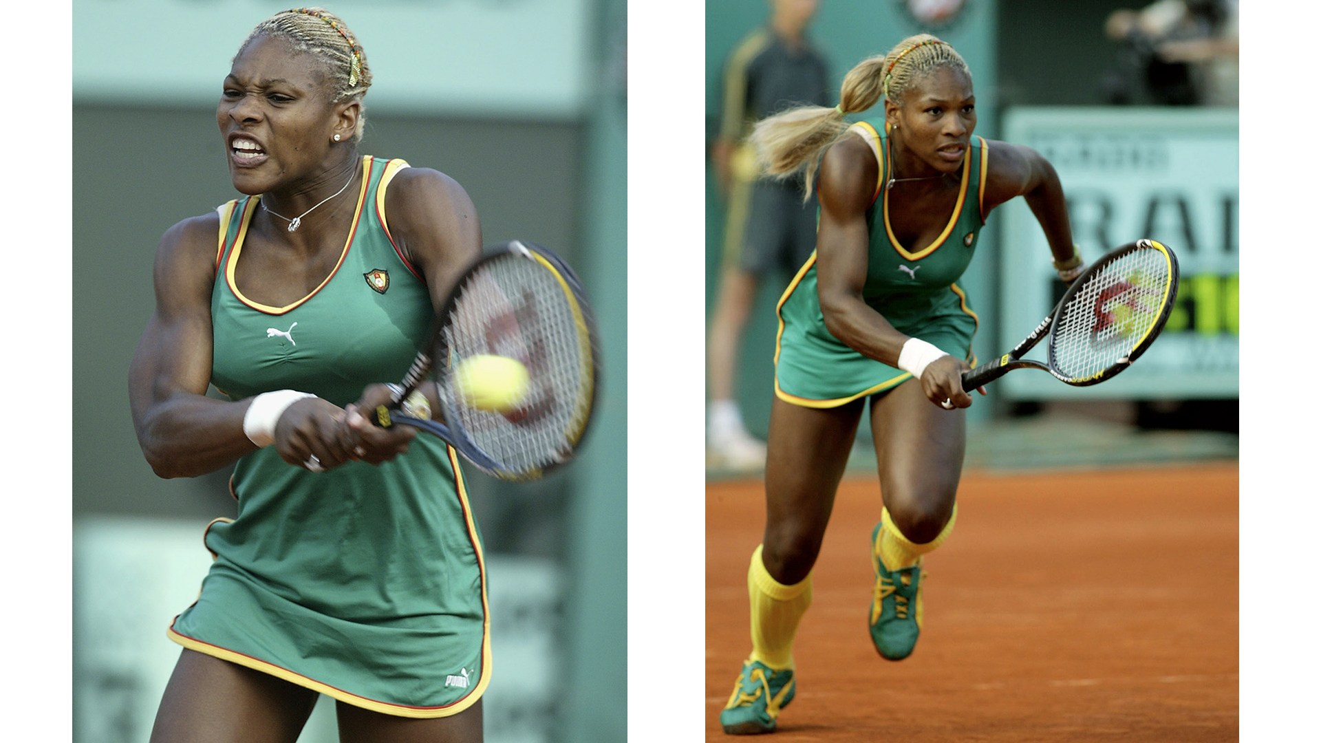 Style Points Flashback: Serena Williams wears banned Cameroon kit at 2002 Roland  Garros