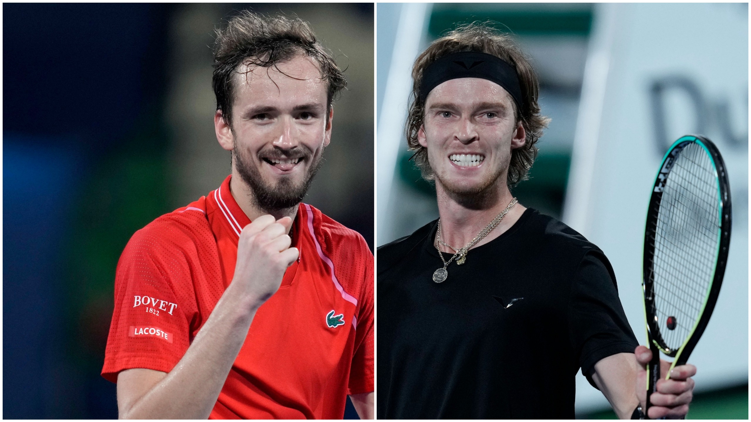 After a year without a nation to play for, Daniil Medvedev and Andrey Rublev will share Dubai final together